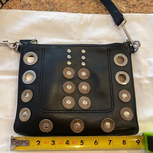 THEORY Studded Pouch In Nappa Leather crossbody bag - Picture 6 of 6